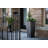 Cara 28" Square Composite Pot Planter with Plant Shelf-31645029