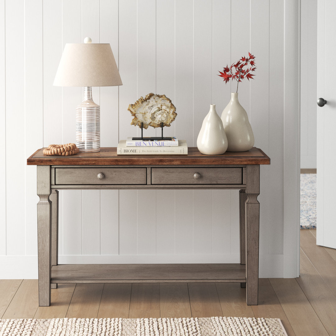 Bonas 48'' Solid Wood Console Table Sand & Stable™