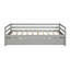 Daybed With Trundle Frame Set,Twin Size,Grey