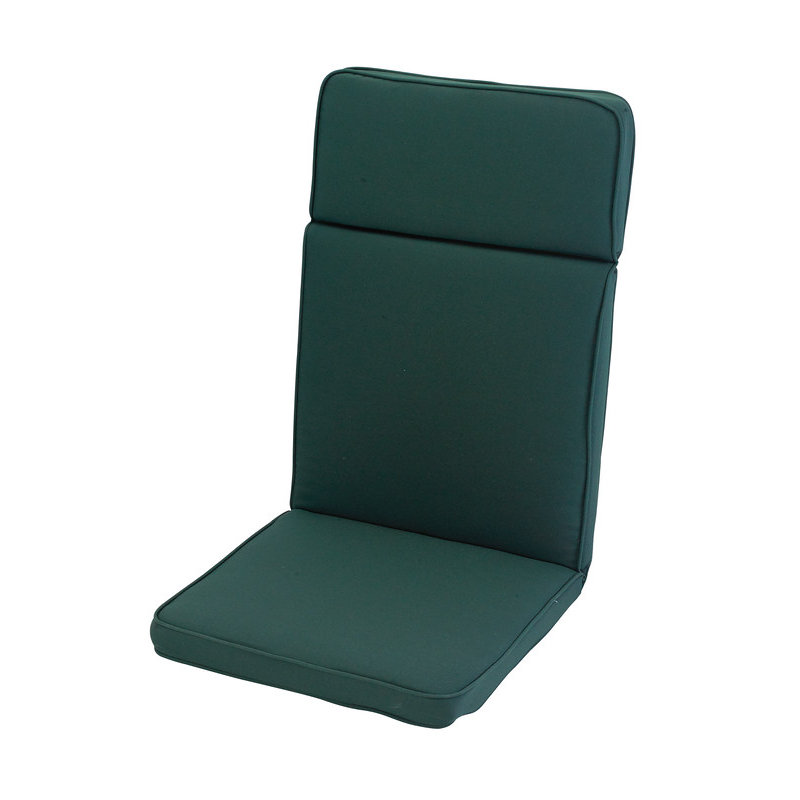 High Recliner Lounger Cushion, Forest Green