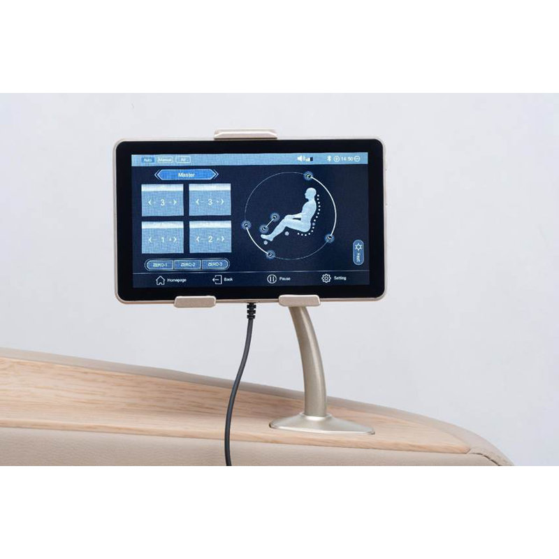 Fauteuil de massage Westinghouse 4D, Brun clair