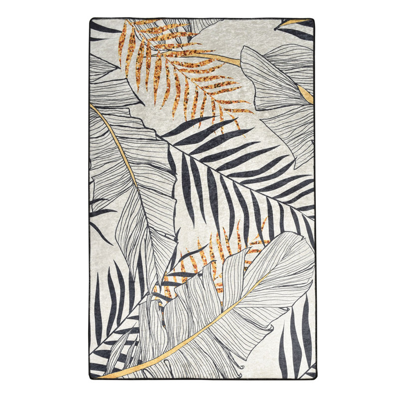 Premium Hall Carpet (3.9 x 6.6 Feet), 100% Polyester, 0.2 in Pile Height | Antibacterial, Non-Slip Underside, Machine Washable at 86°F | Soft & Durable, Perfect for Living Room & Entryways