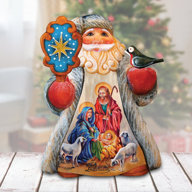 Derevo Nativity Santa Tiny Tale Figurine