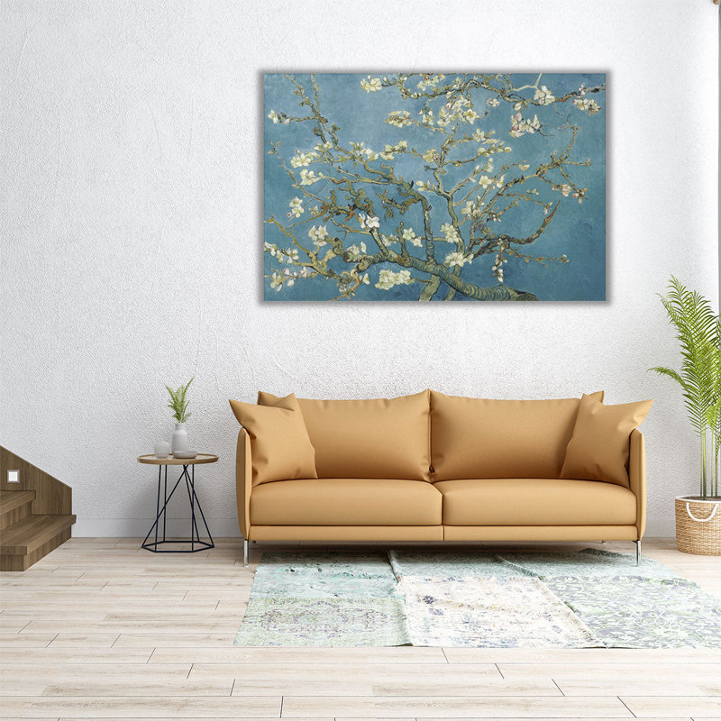 Fleur d'amandier, 1890 - reproduction d'art sur toile, H 40 po x l 60 po