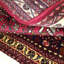 Orfelinda Oriental Area Rug in Red