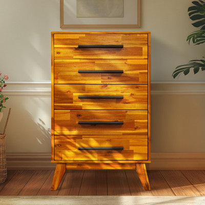 Commode 5 tiroirs Millwood Pines Linea