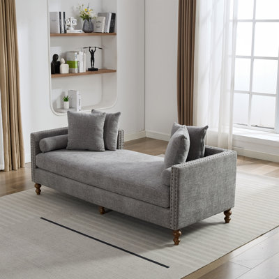 Chaise longue à revêtement moderne