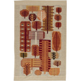 Modern One-of-a-Kind Rectangle 5'3" X 8'1" Flatweave Area Rug