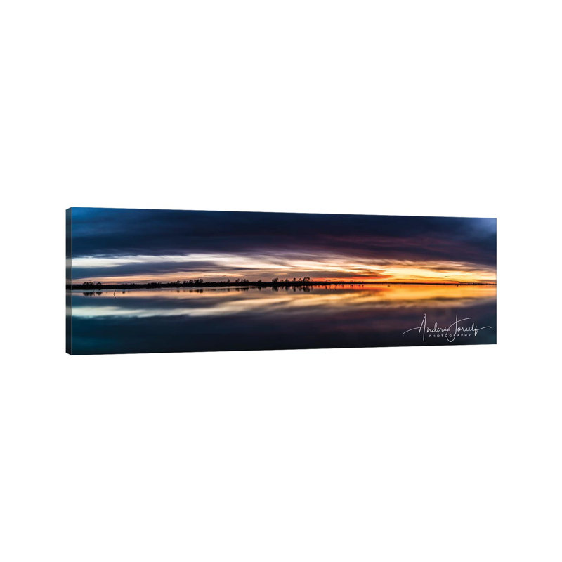 Sunset Dream by Anders Jorulf - Wrapped Canvas Panoramic Print, 30.48 cm H x 91.44 cm W x 1.91 cm D