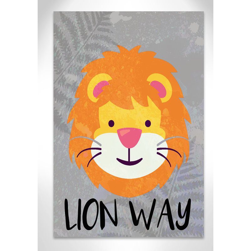 Impression sur papier Lion Way, H 36 po x l 24 po x P 1,5 po, Canevas