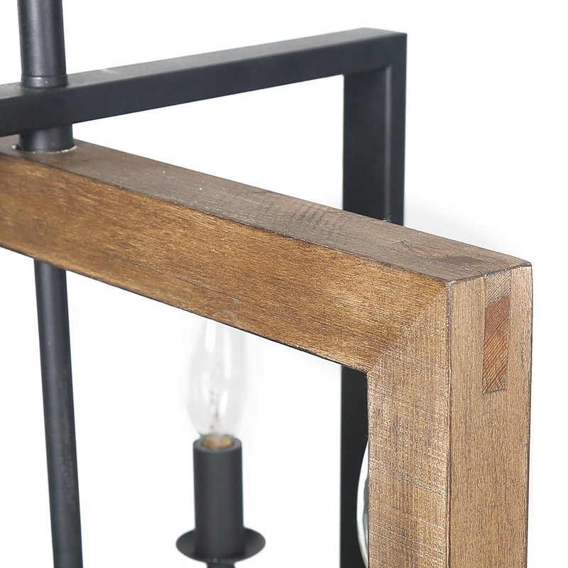 Lustre rectangulaire à 4 lumières Smither