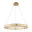 Addalin Ribbed Integrated LED Hoop Pendant