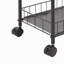 Chariot de rangement à roulettes mince à 6 niveaux, étagère mobile avec roues, étagère de rangement en fil métallique avec paniers pour la cuisine, la salle de bain, le bureau, la buanderie, les espaces étroits-991009055
