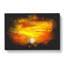 Striking Orange Sunset - Wrapped Canvas Painting-56642620