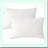 Luxury Cotton Breathable Pillowcase Set - Soft White Standard Pillow Covers with Button Closure - 2 Pack Washed Pillowcases (Pillows Not Included)