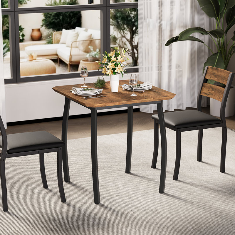 Dining Table with Iron Base