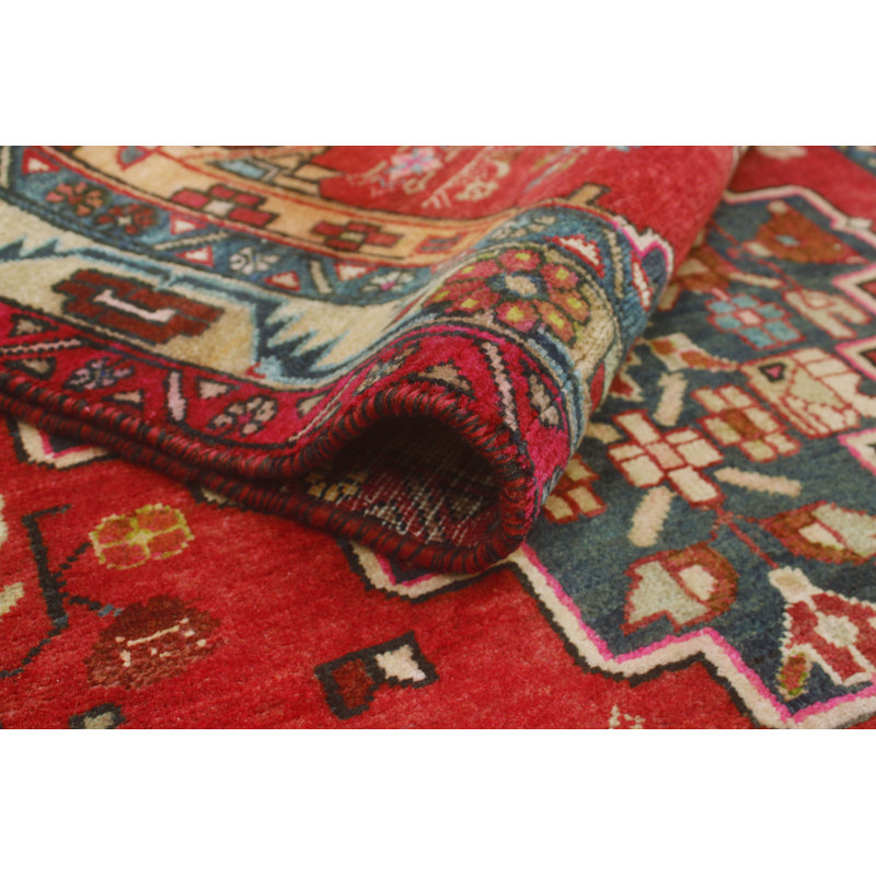 One-of-a-Kind 3'6" X 10'8" New Age Runner Wool Area Rug in