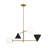 4 - Light Dimmable Modern Linear Chandelier-88144604-88144605