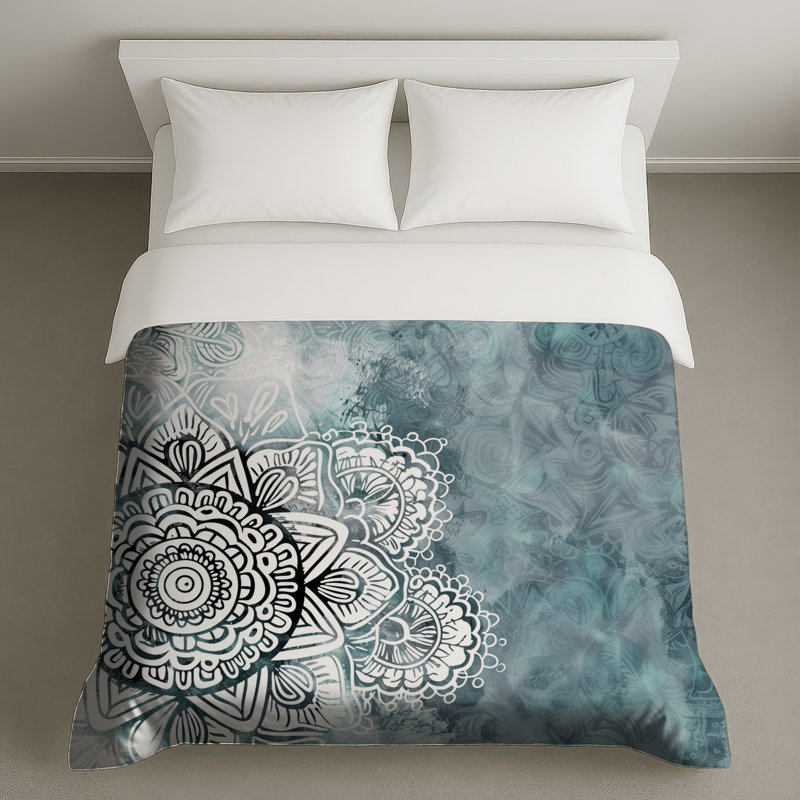 Housses de couette complexes pour art mandala, Grand lit