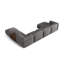 Bedar 5 Seater Velvet Corner Sofa -1389169990-1409231505