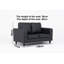 Absarokee 2 Seater Sofa Faux Leather
