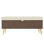 Banc de rangement avec repose-pieds Modern Modern-346240614
