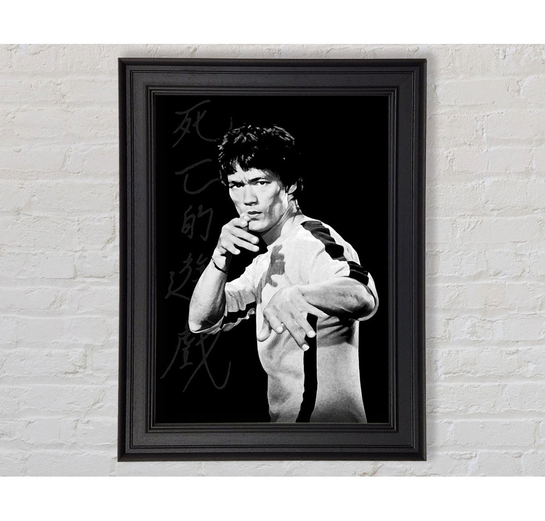 Bruce Lee Fist Of Fury 1 Gerahmter Druck