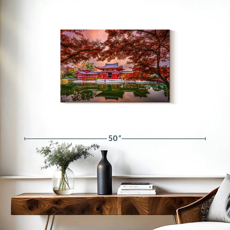 Adella Byodoin Temple, 20" H x 30" W