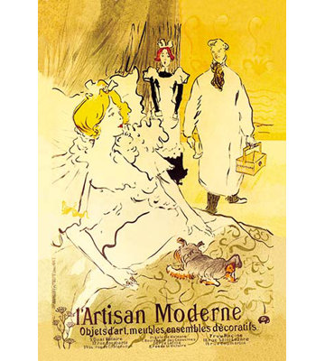 " L " by Henri De Toulouse-Lautrec