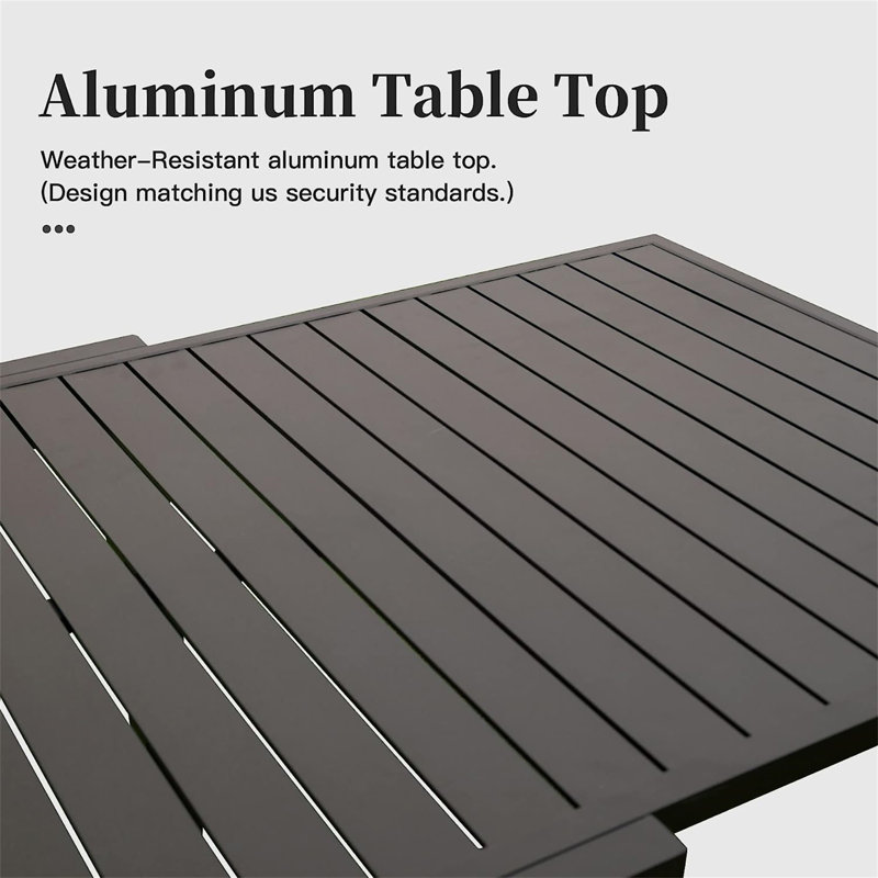 Large Extendable Patio Dining Table(Only Including Table)
