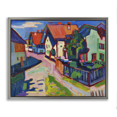 «Kandinsky Murnau Landscape», art mural sur toile flottante par One1000Paintings