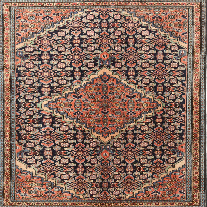 Oriental Indoor Rug, Square 7'