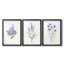 Lilas botanique délicat - impression encadrée sur mesure de qualité supérieure - 3 pièces-939360848