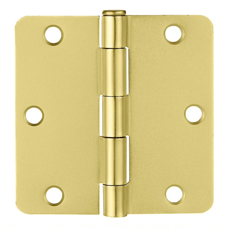 Charnières de porte H 3,5 po x l 3,5 po, Nickel satiné