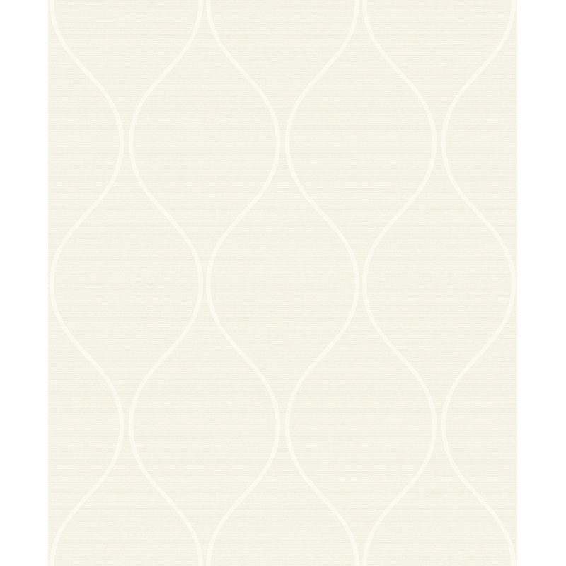 Matea 10.05m x 53cm Wallpaper Roll, Cream