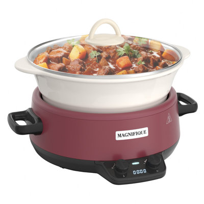 Homecookin 5 pte Mijoteuse ronde avec insert en pierre