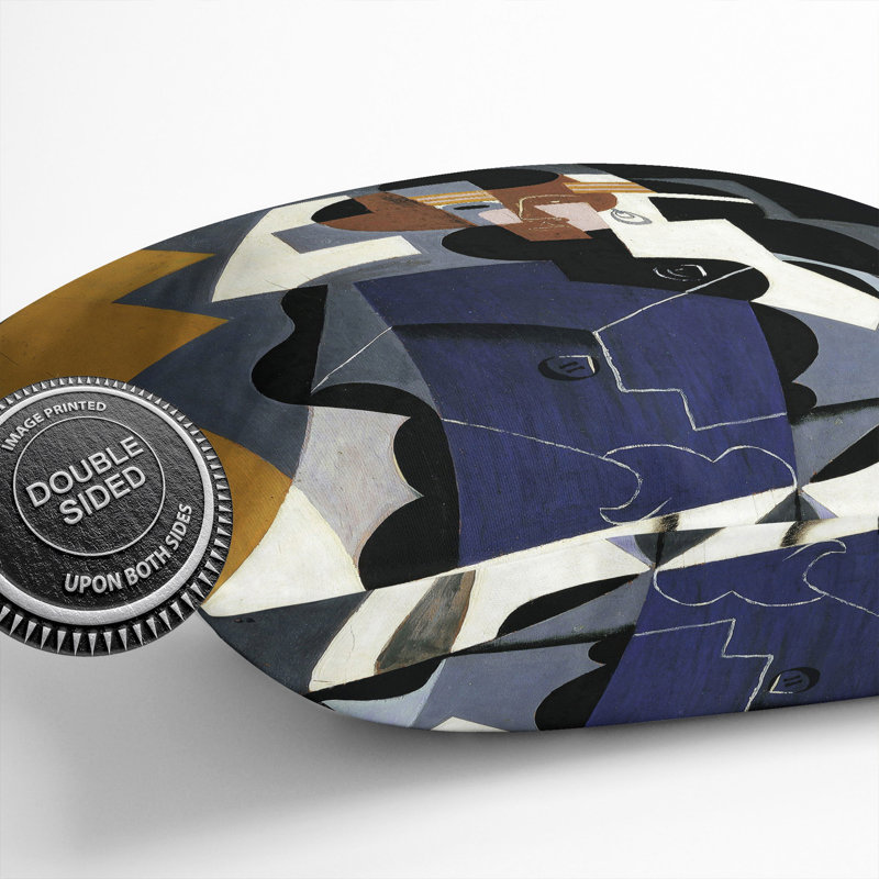 Man And Woman Square Throw Cushion, 55cm H x 55cm W x 20cm D
