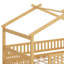 Lit maison avec lit gigogne-406374381