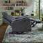 Fauteuil inclinable électrique avec port de charge USB, fauteuil simple en tissu avec moteur à mouvement-14757229