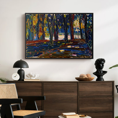 «Autumn Study, 1908» par Wassily Kandinsky, toile tendue avec châssis