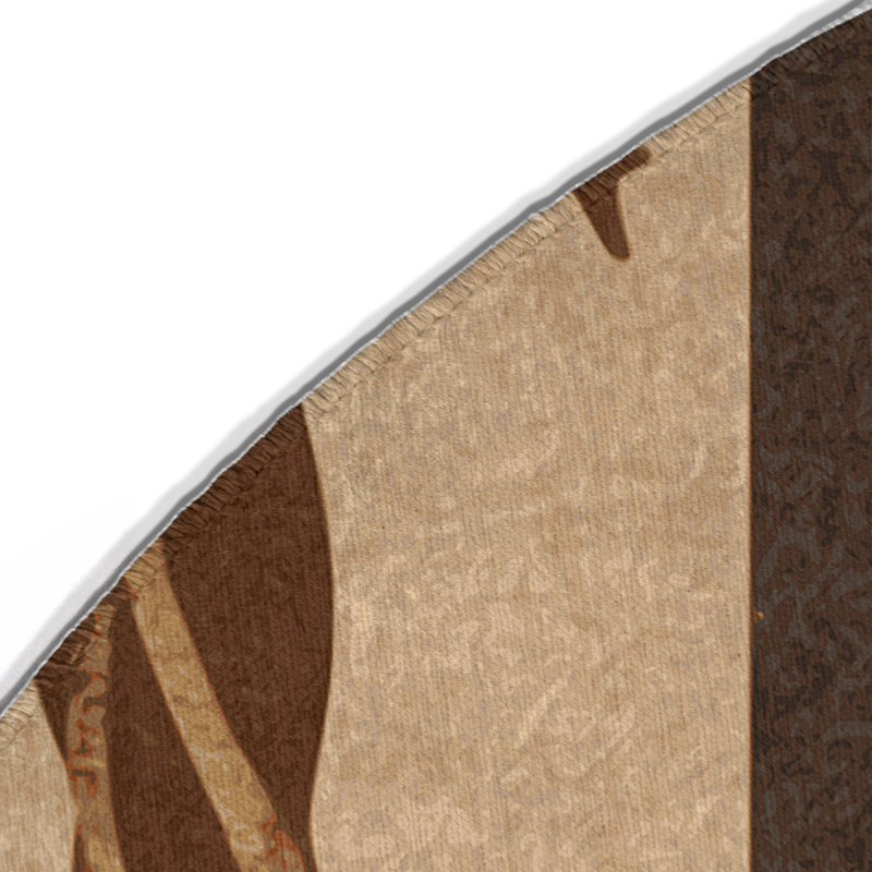 Ripple Sands Indoor And Outdoor Area Rug, Round 5'