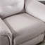 Fauteuil inclinable électrique en cuir végétalien avec dessus rembourré et large USB 39,4 po Alverez (ensemble de 4)-110327103