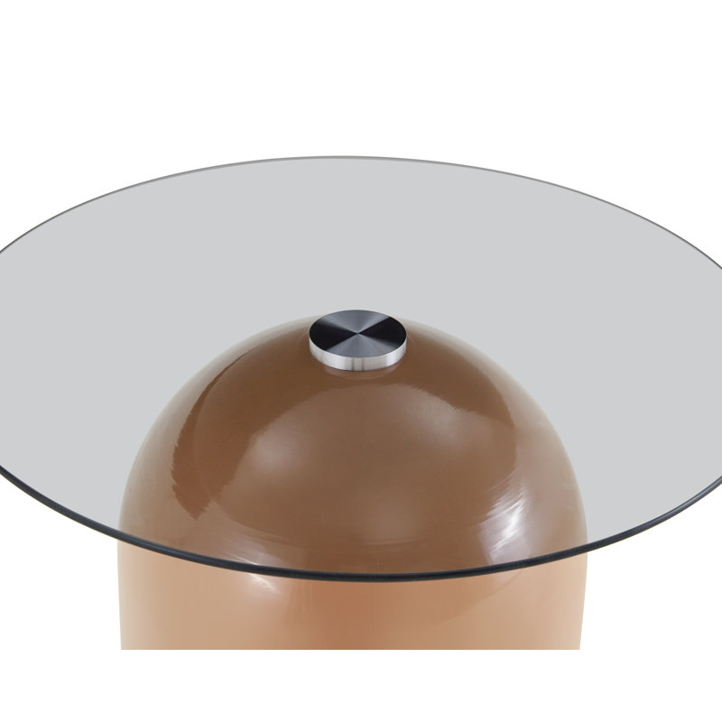 Living Room Table Set,  2 PIeces: Side Table, Coffee Table, Green, Tan