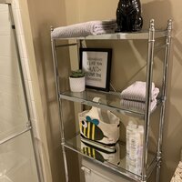 Etta Avenue™ Marisa Chrome Freestanding Over-the-Toilet 3 Shelf Storage  Etagere& Reviews