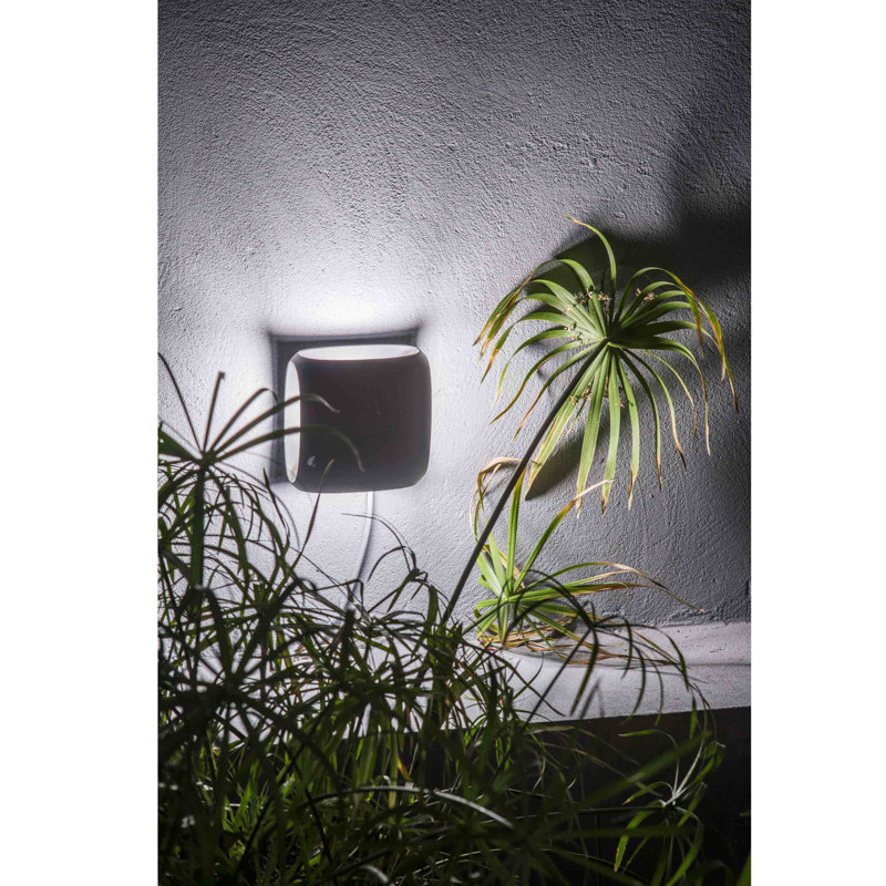 Rudgeway Integrated LED Outdoor Flush Mount, Dark Grey