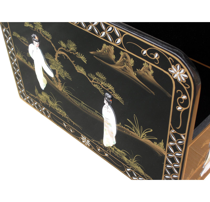 Mother Of Pearl Magazine Rack