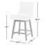 Tabouret de bar pivotant Zahara Neri-107095826
