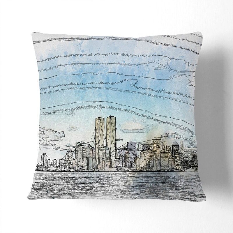 Square Cushion, Stone, 40cm H x 40cm W x 15cm D