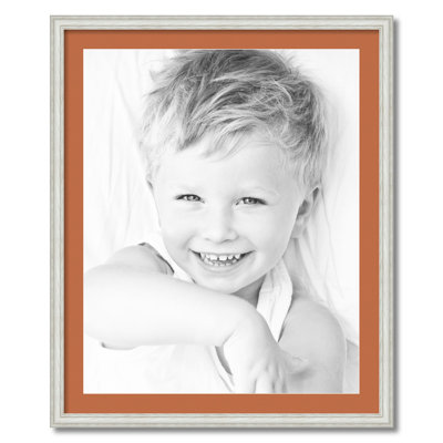 Wood Matte Picture Frame with Mat