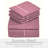 6 Piece Ultra Soft Double Brushed Microfiber Sheet Set, Cooling Sheets with Extra Deep Pockets - Machine Washable-102691427-102691422